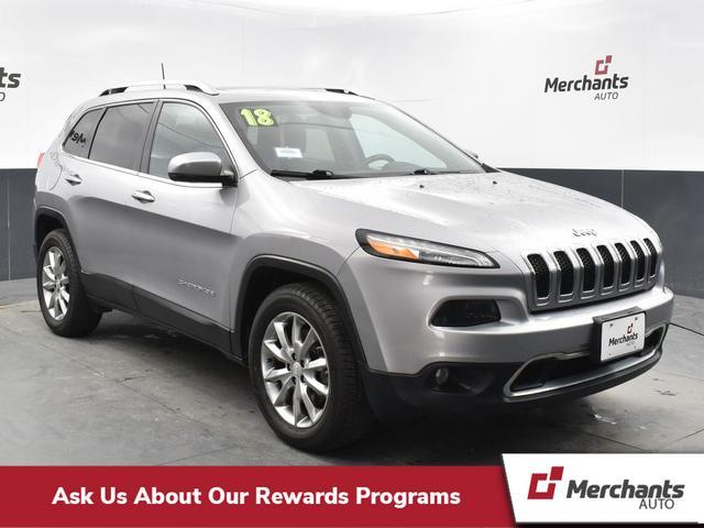 used 2018 Jeep Cherokee car, priced at $18,285