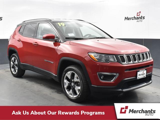 used 2019 Jeep Compass car, priced at $17,554