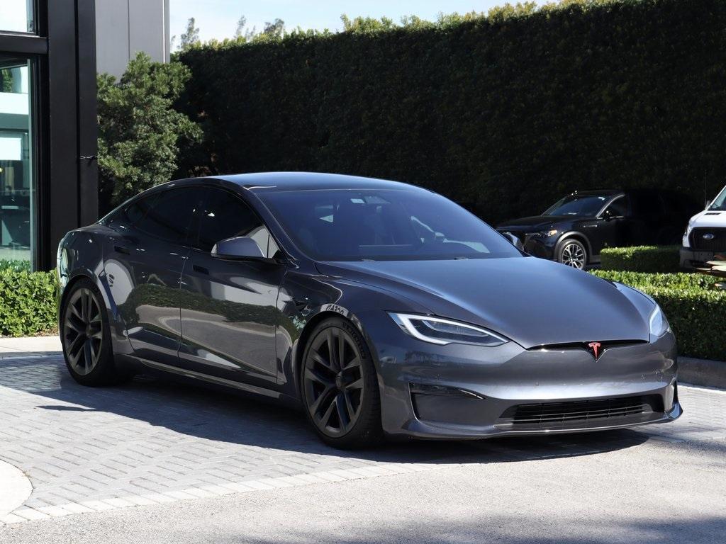 used 2021 Tesla Model S car, priced at $58,990