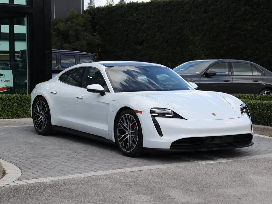 used 2021 Porsche Taycan car, priced at $69,990