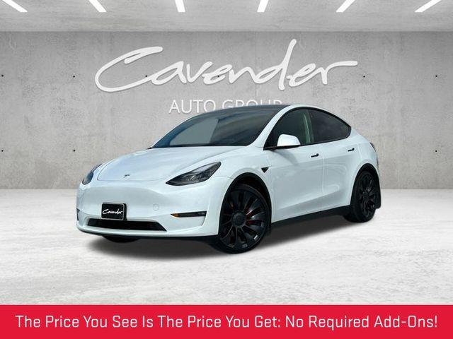 used 2023 Tesla Model Y car, priced at $33,588