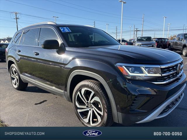 used 2021 Volkswagen Atlas car, priced at $32,899