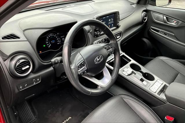 used 2021 Hyundai Kona EV car, priced at $16,498