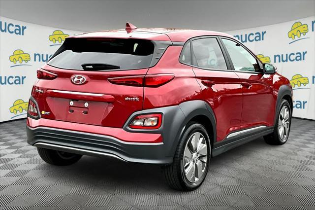 used 2021 Hyundai Kona EV car, priced at $16,498