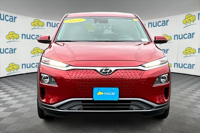 used 2021 Hyundai Kona EV car, priced at $16,498