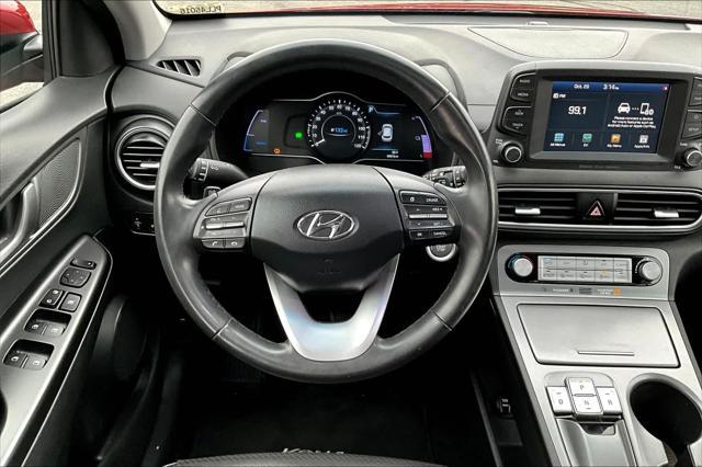 used 2021 Hyundai Kona EV car, priced at $16,498