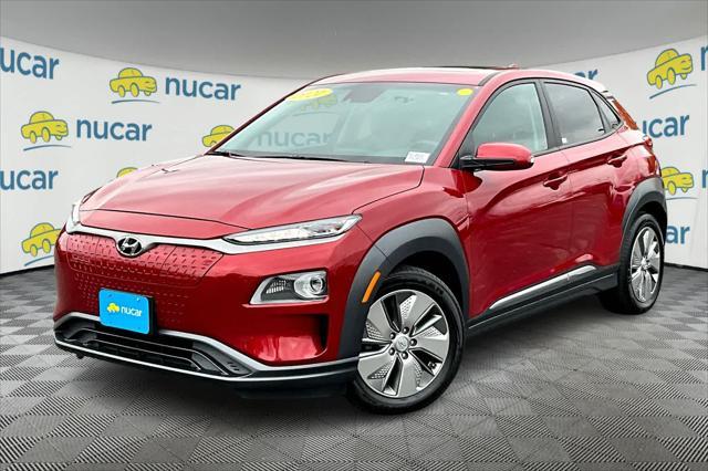 used 2021 Hyundai Kona EV car, priced at $16,498