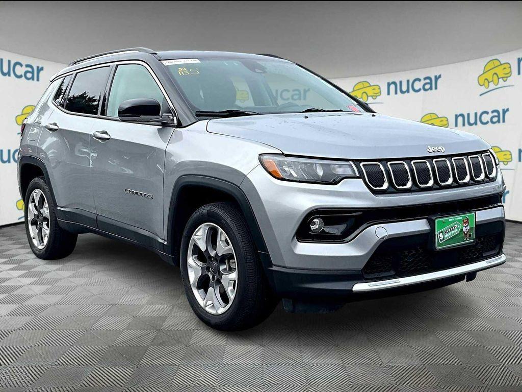 used 2022 Jeep Compass car, priced at $21,996
