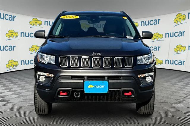 used 2021 Jeep Compass car, priced at $18,750