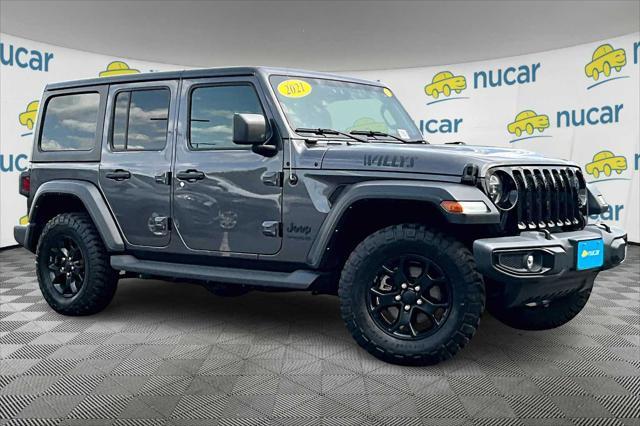 used 2021 Jeep Wrangler car, priced at $29,473