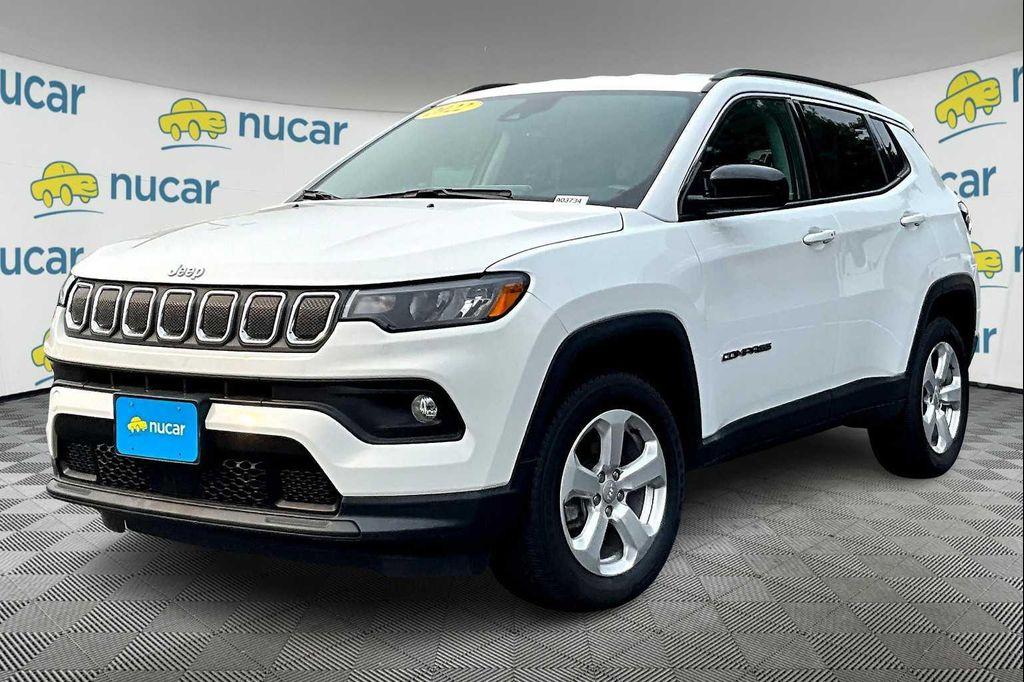 used 2022 Jeep Compass car, priced at $21,489