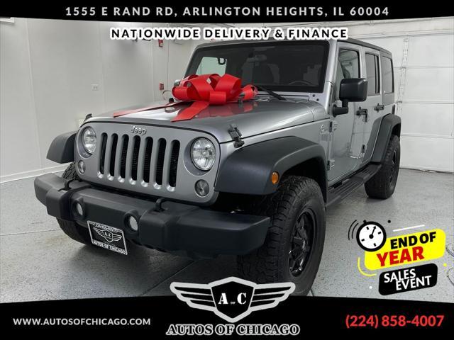 used 2015 Jeep Wrangler Unlimited car, priced at $21,055