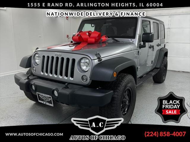 used 2015 Jeep Wrangler Unlimited car, priced at $21,055