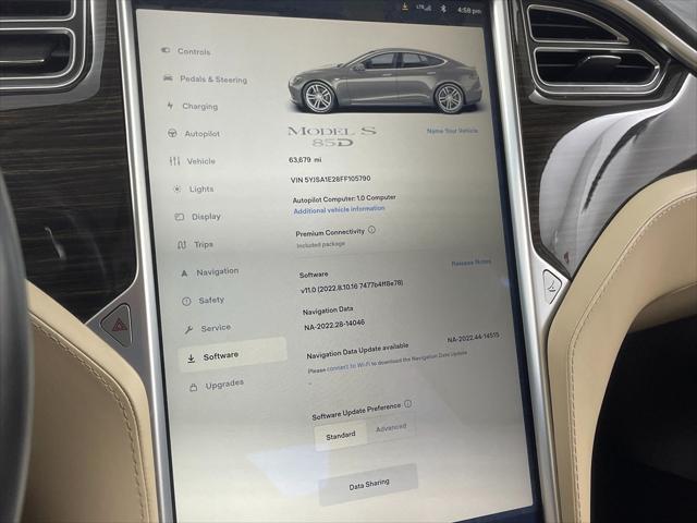 used 2015 Tesla Model S car, priced at $20,690