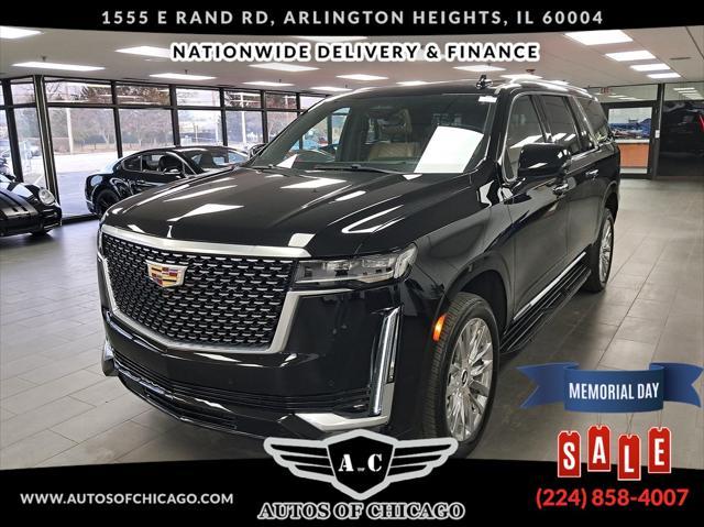 used 2022 Cadillac Escalade ESV car, priced at $69,995