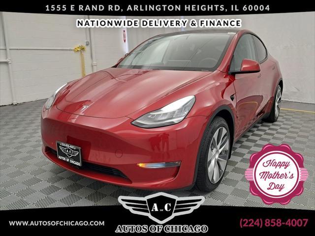 used 2020 Tesla Model Y car, priced at $27,999