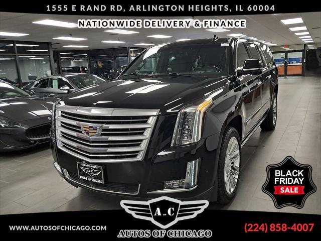 used 2018 Cadillac Escalade ESV car, priced at $44,855