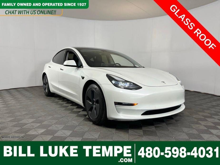 used 2022 Tesla Model 3 car, priced at $29,000