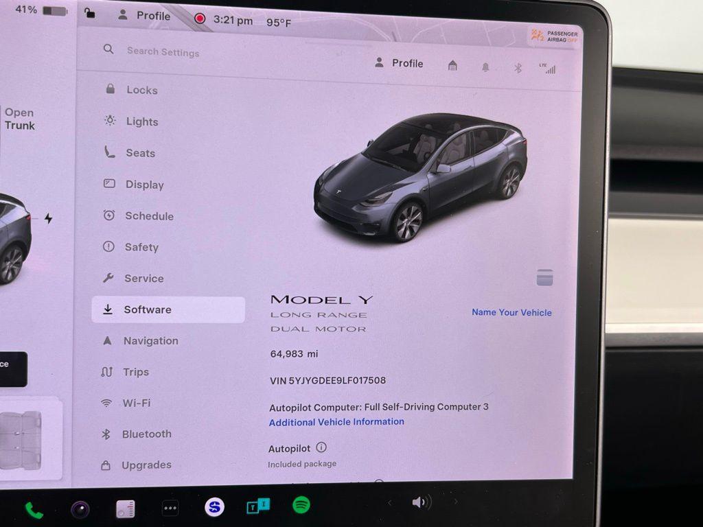 used 2020 Tesla Model Y car, priced at $23,873