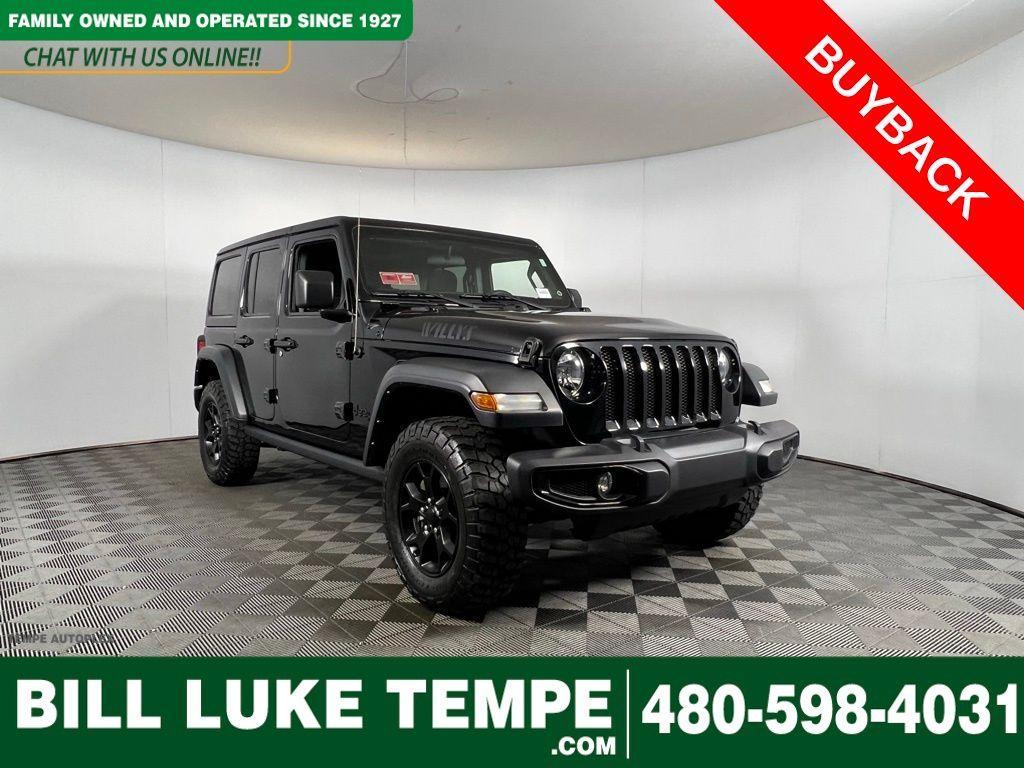 used 2021 Jeep Wrangler Unlimited car, priced at $26,875