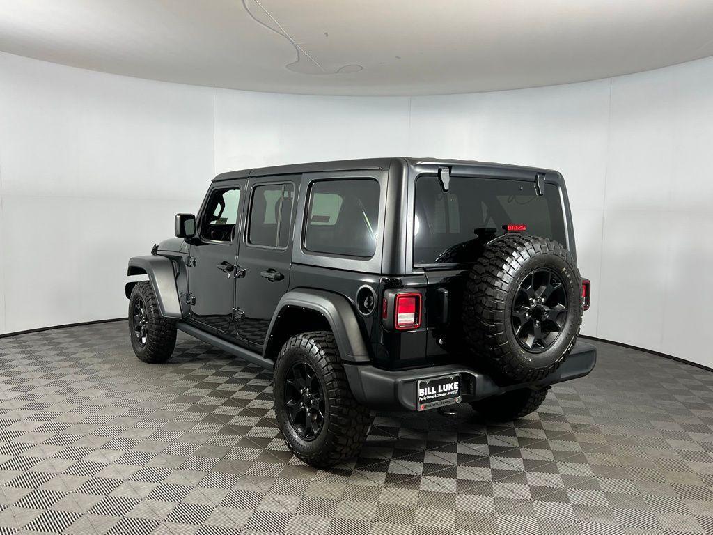 used 2021 Jeep Wrangler Unlimited car, priced at $26,875