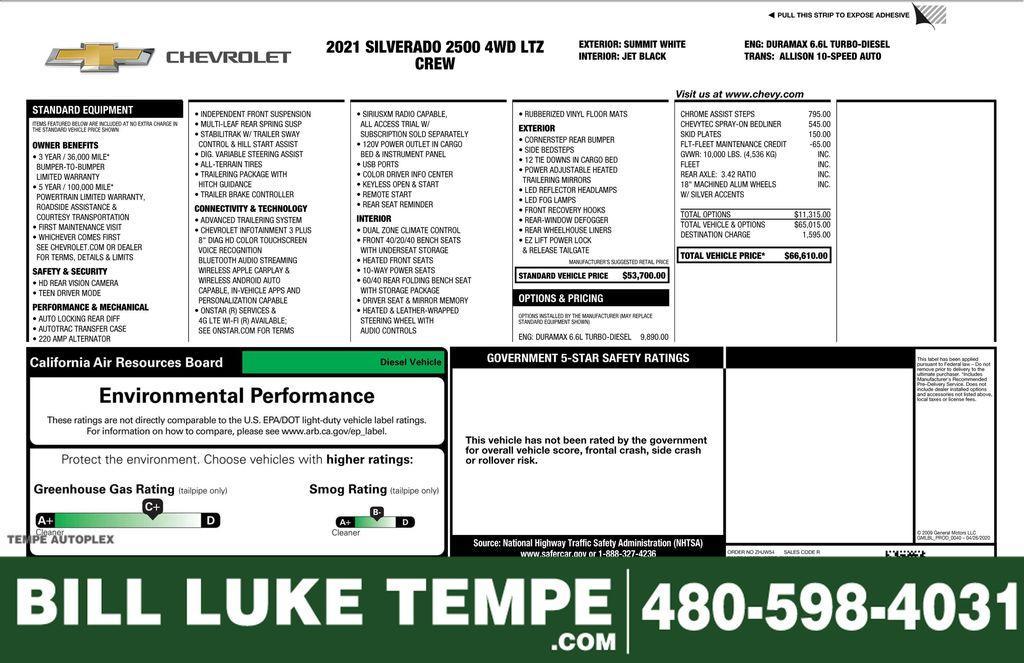 used 2021 Chevrolet Silverado 2500 car, priced at $53,973