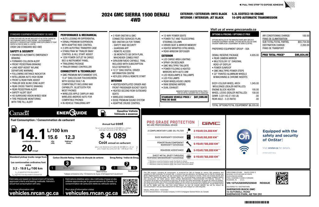 used 2024 GMC Sierra 1500 car, priced at $53,473