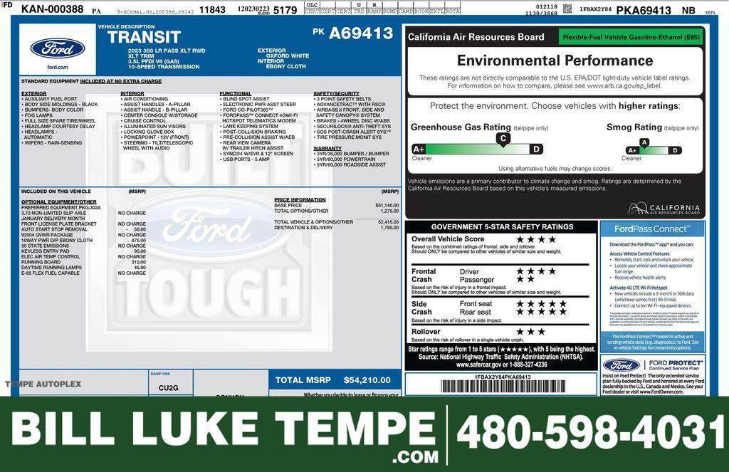 used 2023 Ford Transit-350 car, priced at $37,973