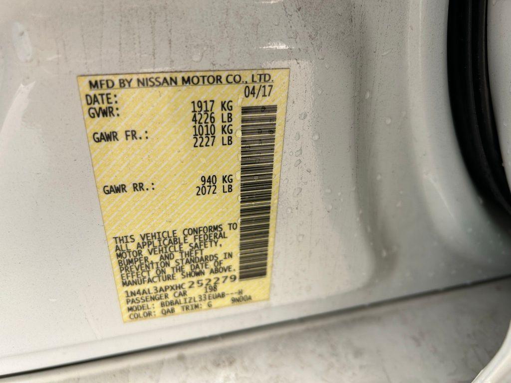 used 2017 Nissan Altima car, priced at $9,993