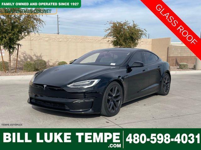 used 2021 Tesla Model S car, priced at $54,973