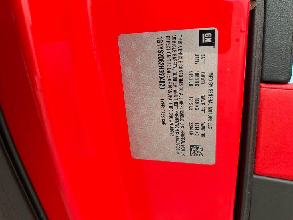 used 2017 Chevrolet Corvette car, priced at $67,753