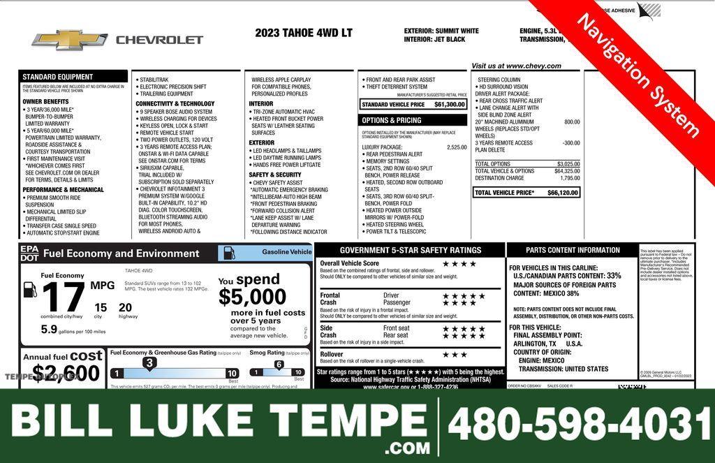 used 2023 Chevrolet Tahoe car