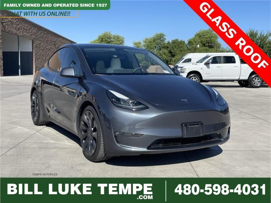 used 2022 Tesla Model Y car, priced at $38,499