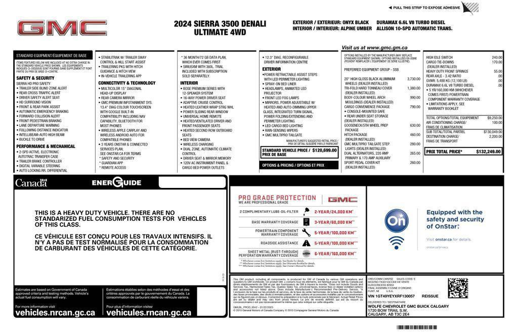 used 2024 GMC Sierra 3500 car, priced at $77,973