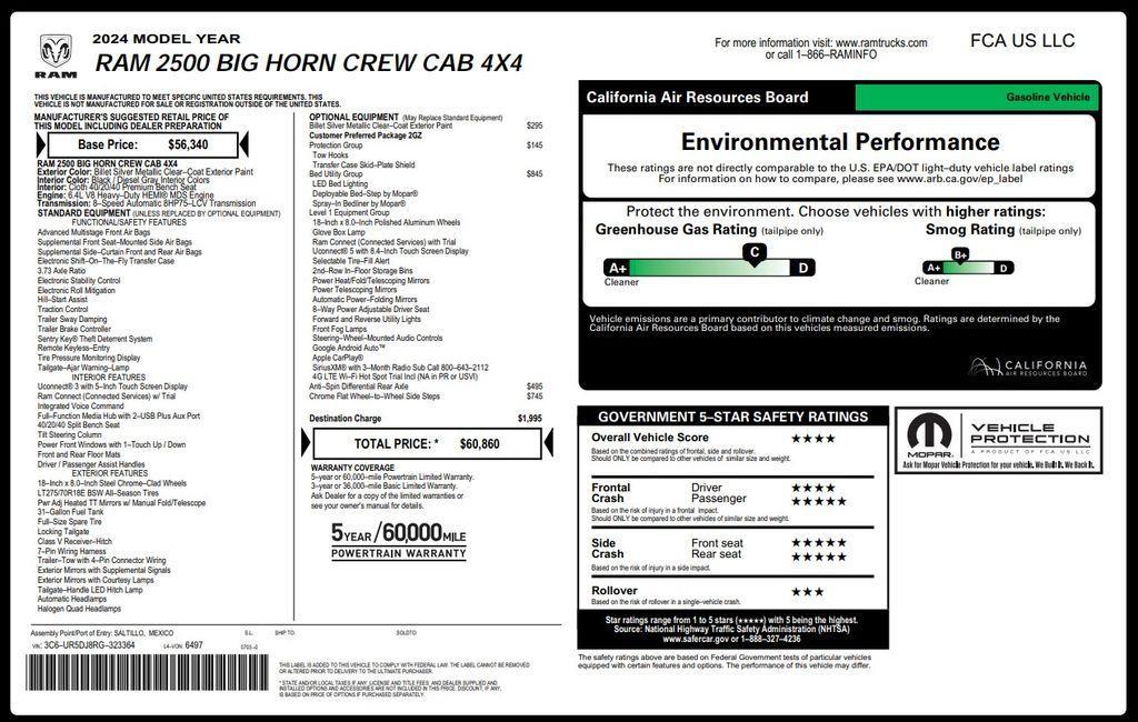 used 2024 Ram 2500 car, priced at $40,473