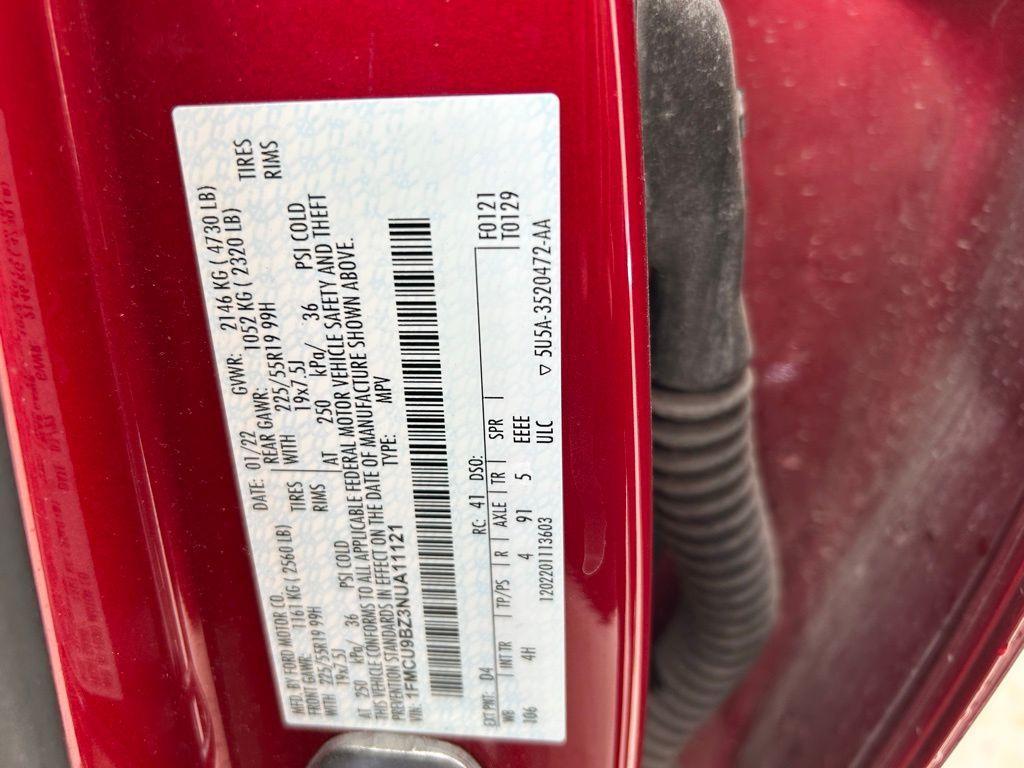 used 2022 Ford Escape car, priced at $21,887