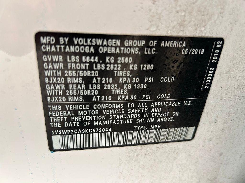 used 2019 Volkswagen Atlas car, priced at $18,473