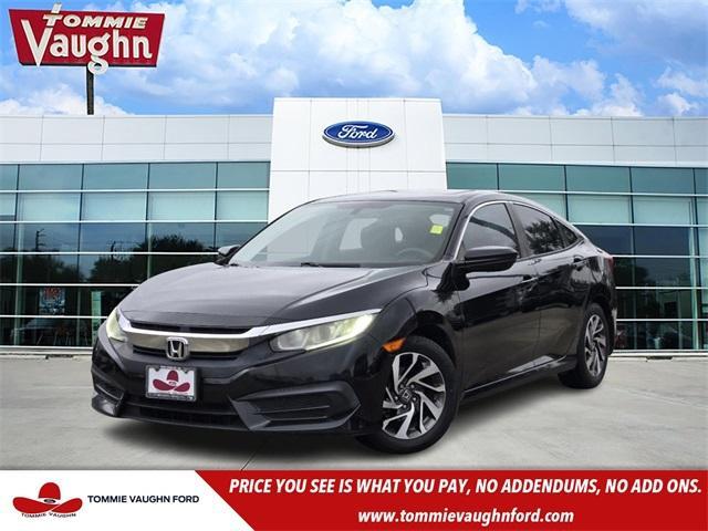 used 2016 Honda Civic car, priced at $13,433