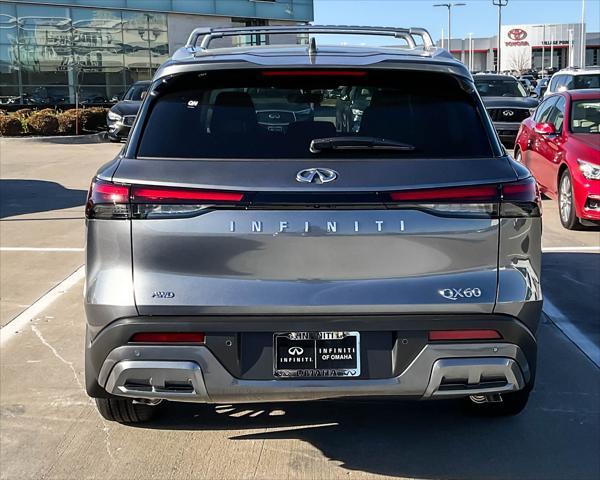 new 2025 INFINITI QX60 car, priced at $58,215