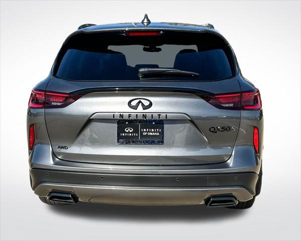 new 2025 INFINITI QX50 car, priced at $53,270