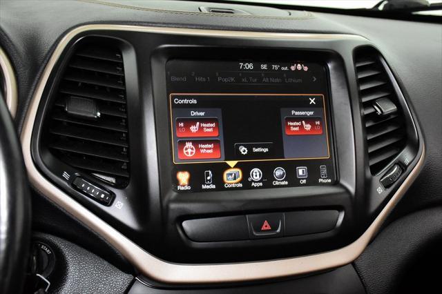 used 2017 Jeep Cherokee car, priced at $11,995