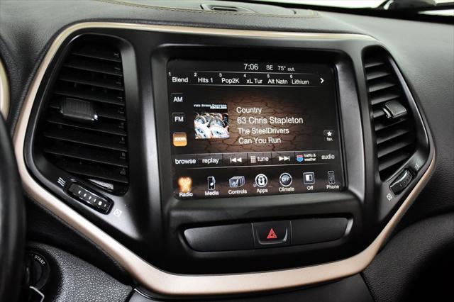 used 2017 Jeep Cherokee car, priced at $11,995