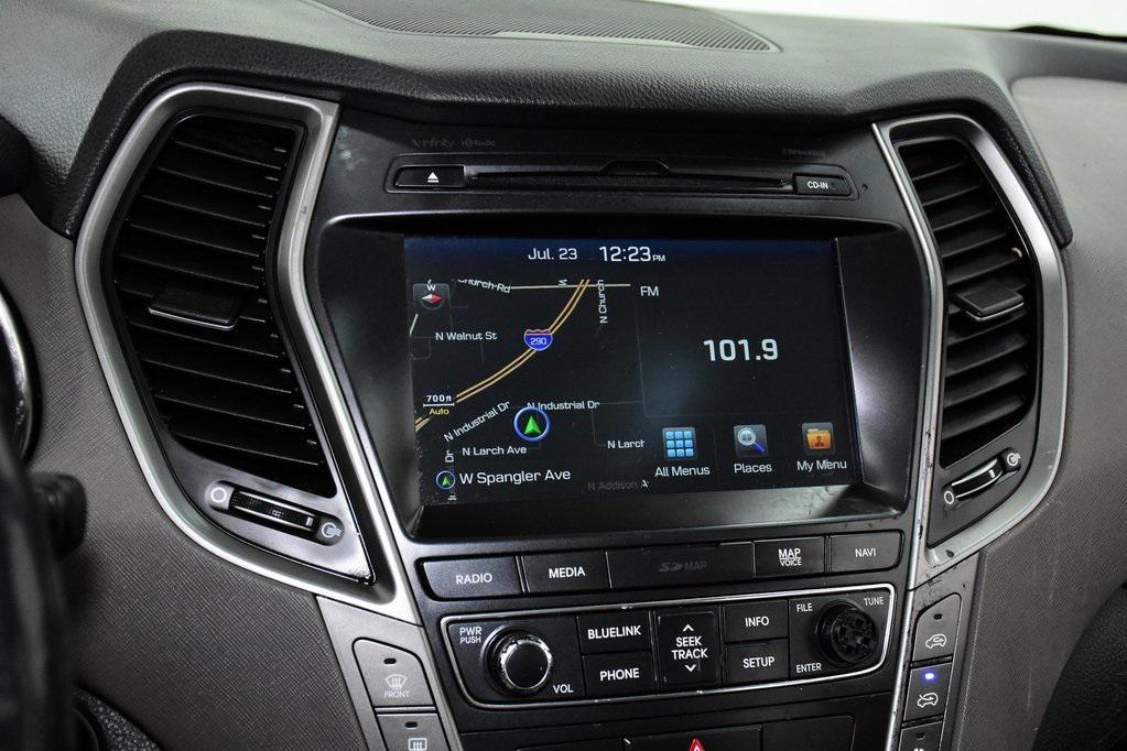 used 2017 Hyundai Santa Fe car, priced at $17,185