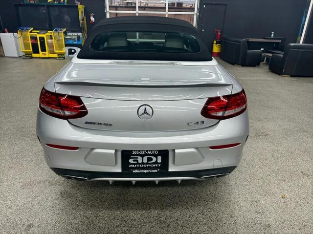 used 2017 Mercedes-Benz AMG C 43 car, priced at $29,995