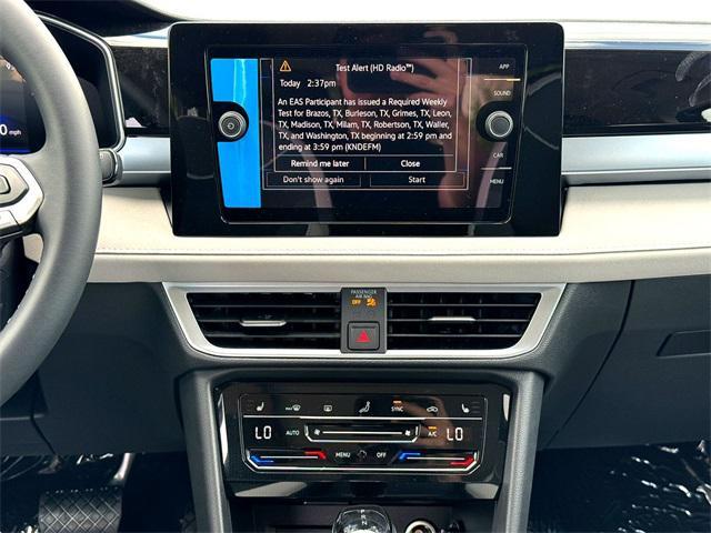 new 2025 Volkswagen Taos car, priced at $29,217