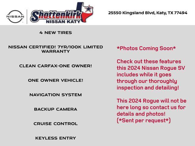 used 2024 Nissan Rogue car, priced at $25,269