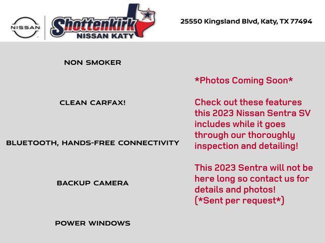 used 2023 Nissan Sentra car, priced at $19,766