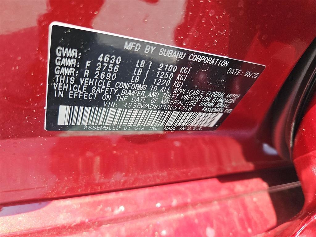 new 2025 Subaru Legacy car, priced at $28,227