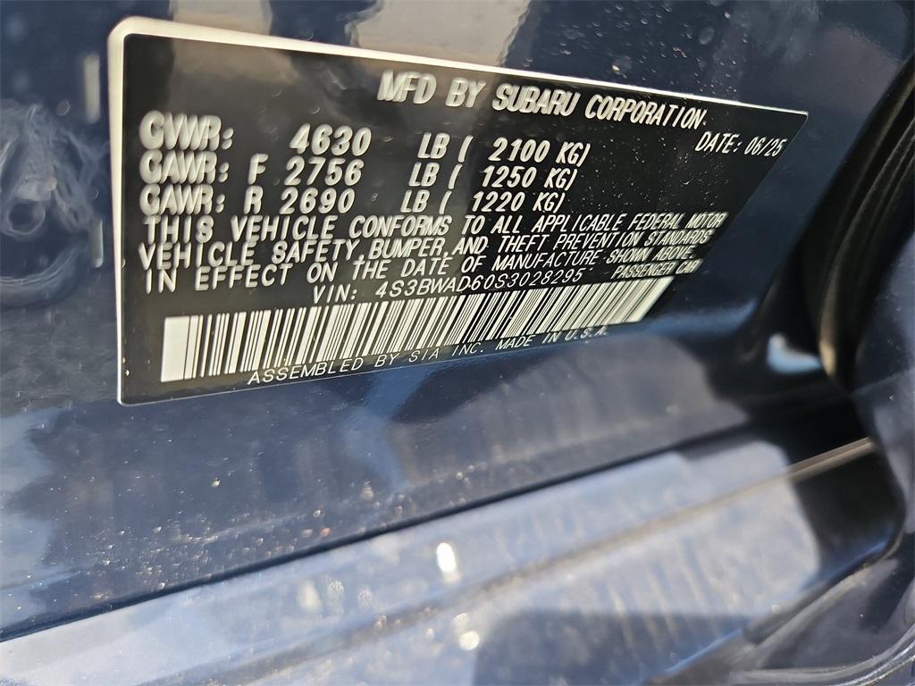 new 2025 Subaru Legacy car, priced at $28,019