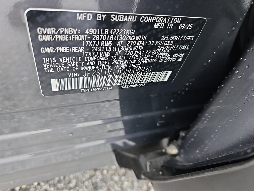 new 2025 Subaru Forester car, priced at $28,322